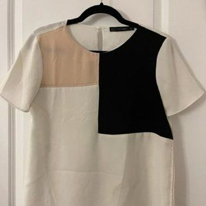 Zara - Color Block Blouse - Medium
